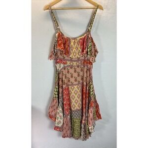 Anthropologie Abel The Label Athens Floral Boho Dress Sz M Soft Festival New‎